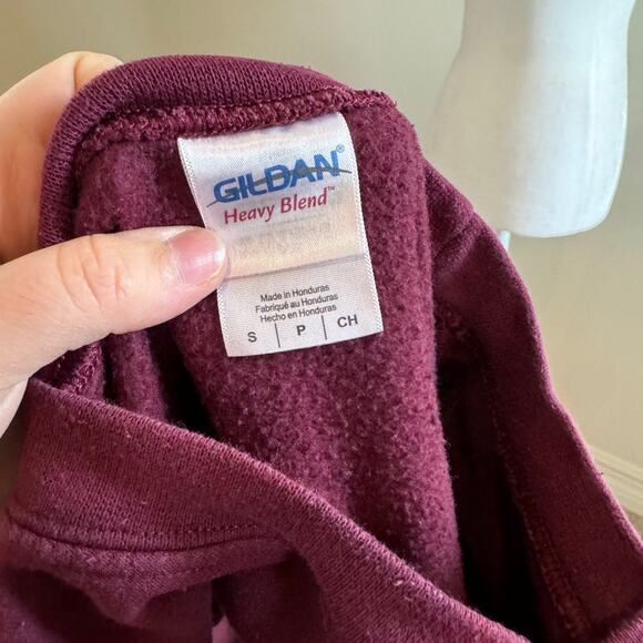 "Girl Almighty" Maroon Crewneck Sweatshirt - Size Small - Picture 3 of 4